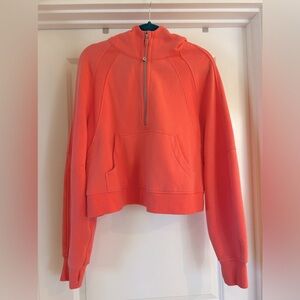 LIKE NEW Lululemon Scuba Oversized Half-Zip
Hoodie - Raspberry Cream